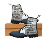 Women's Canvas HIP HOP ART Boots